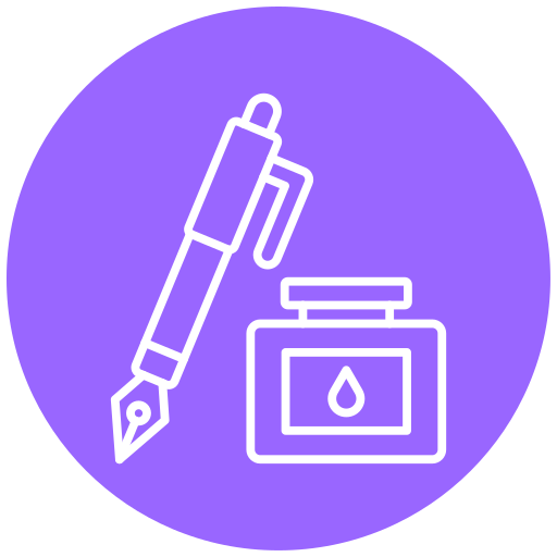 Pen and ink Generic Flat icon