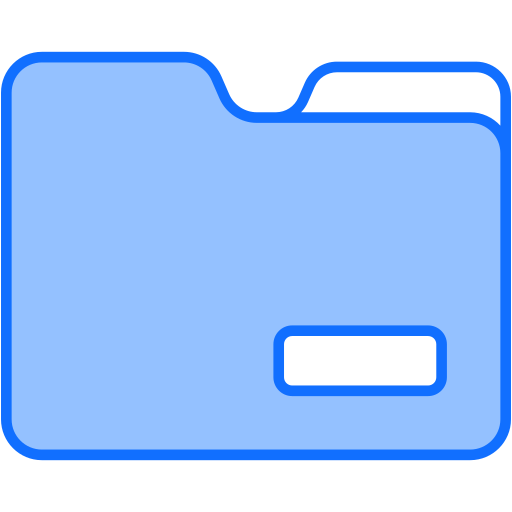파일 폴더 Generic Blue icon