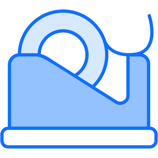 Sticky tape Generic Blue icon
