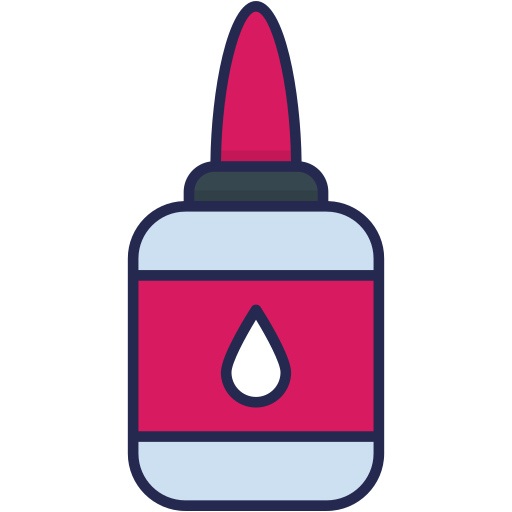 Glue Generic Outline Color icon