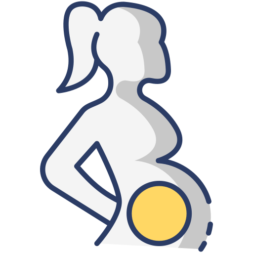 Беременная Generic Outline Color иконка