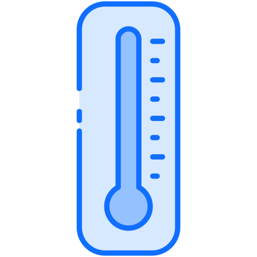la temperatura Generic Blue icono
