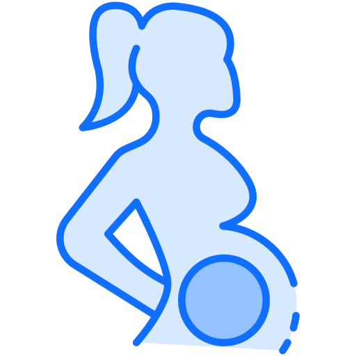 embarazada Generic Blue icono
