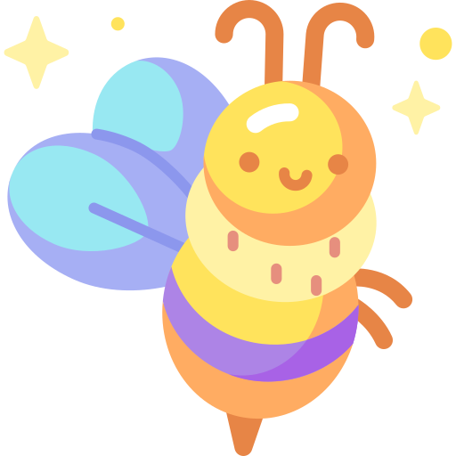 Bee Special Candy Flat icon