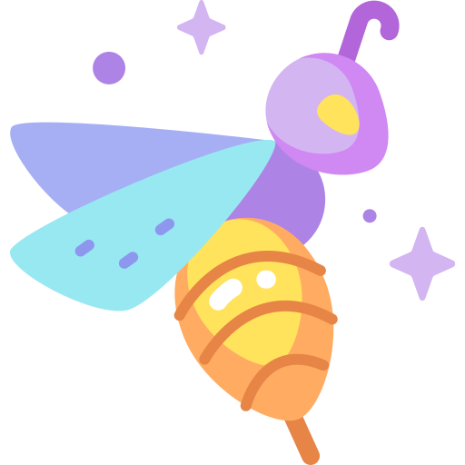 Wasp Special Candy Flat icon