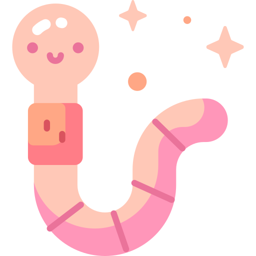 wurm Special Candy Flat icon