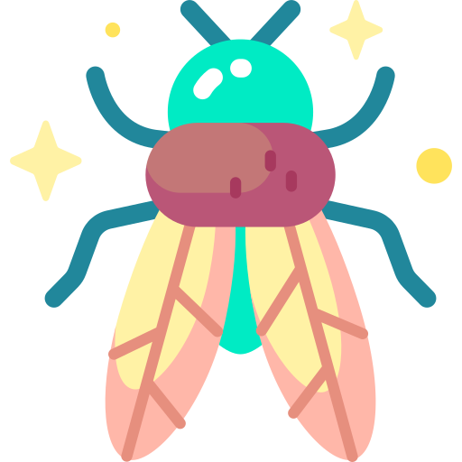 Cicada Special Candy Flat icon