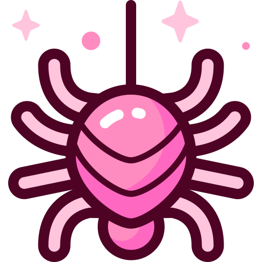 araña Special Candy Lineal color icono