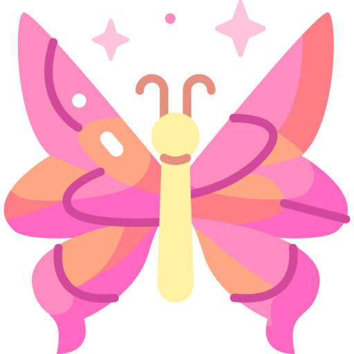 Butterfly Special Candy Flat icon