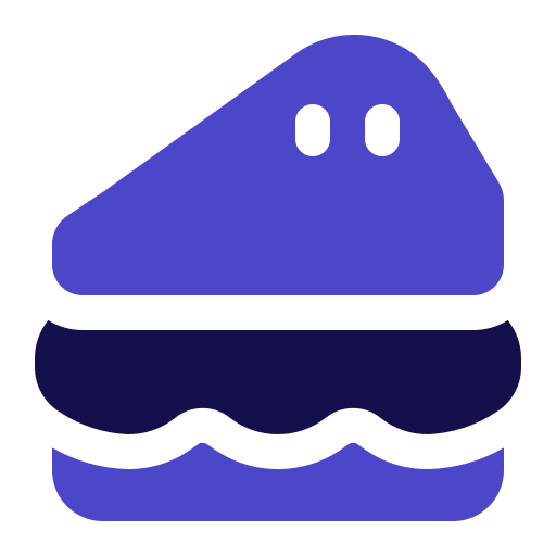 sandwich Generic Blue icon