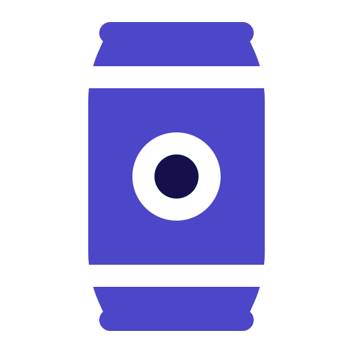 lata de refresco Generic Blue icono