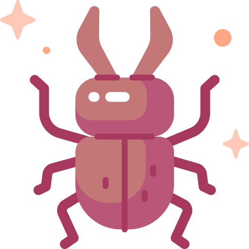 Stag beetle Special Candy Flat icon