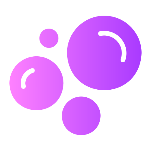 Bubbles Generic Flat Gradient icon