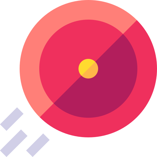 Frisbee Basic Straight Flat icon