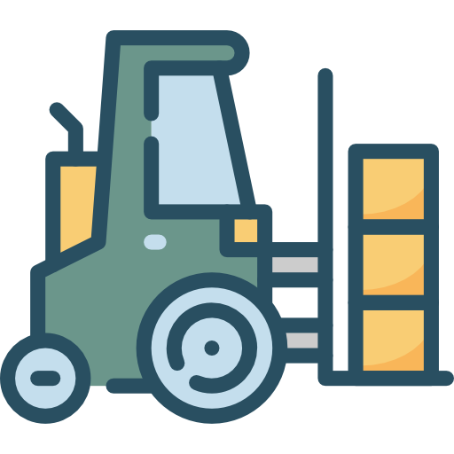 Forklift Nhor Phai Lineal Color icon