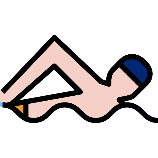 nadando turkkub Lineal Color icono