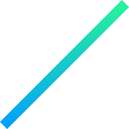 linea diagonale Super Basic Straight Gradient icona