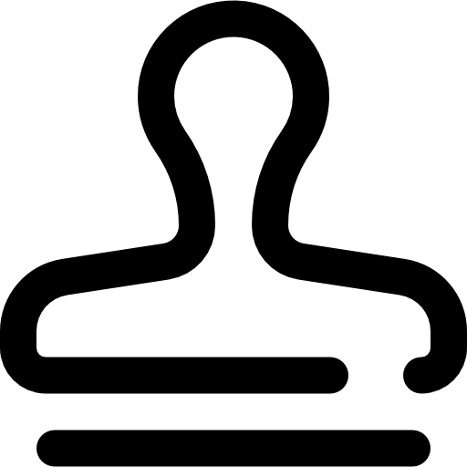 pieczęć Super Basic Omission Outline ikona