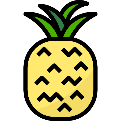 ananas turkkub Lineal Color icon