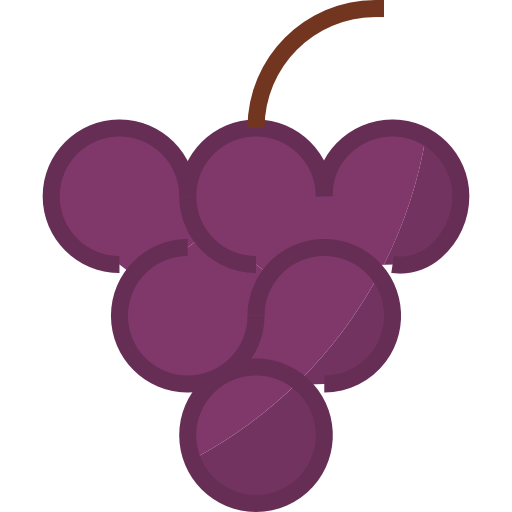 Grape turkkub Flat icon