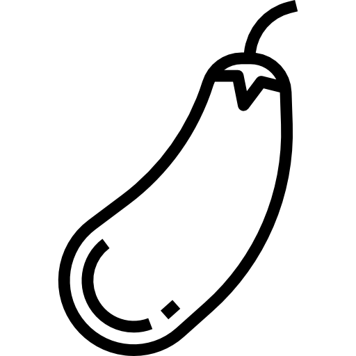 berenjena turkkub Lineal icono