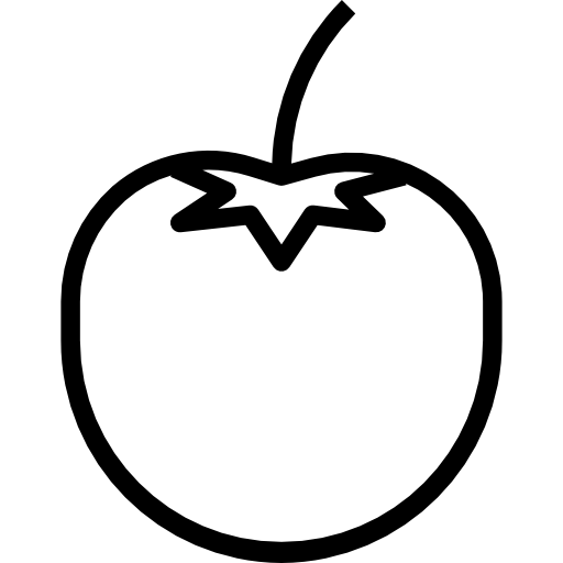pomodoro turkkub Lineal icona