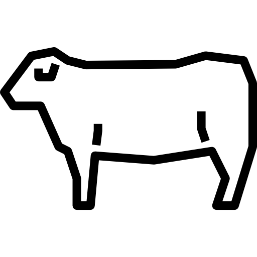vaca turkkub Lineal icono
