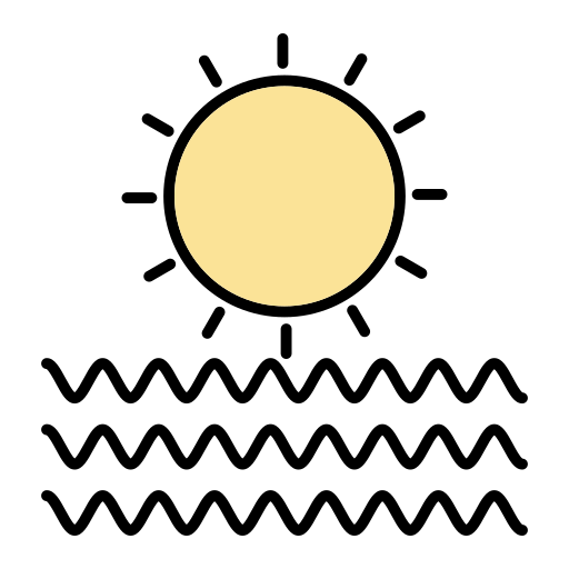 sole Generic Outline Color icona