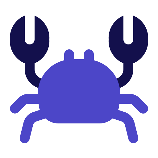 カニ Generic Blue icon