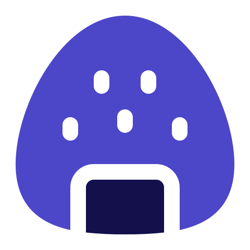 주먹밥 Generic Blue icon