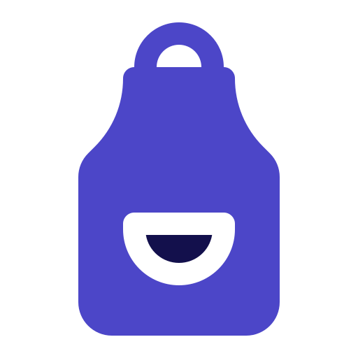 delantal Generic Blue icono