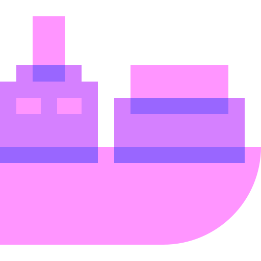 navio porta-contentores Basic Sheer Flat Ícone
