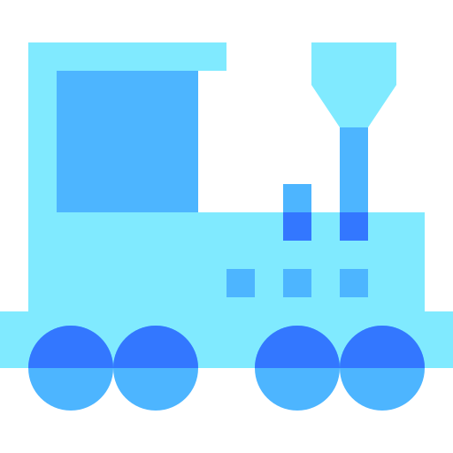 Mini train Basic Sheer Flat icon