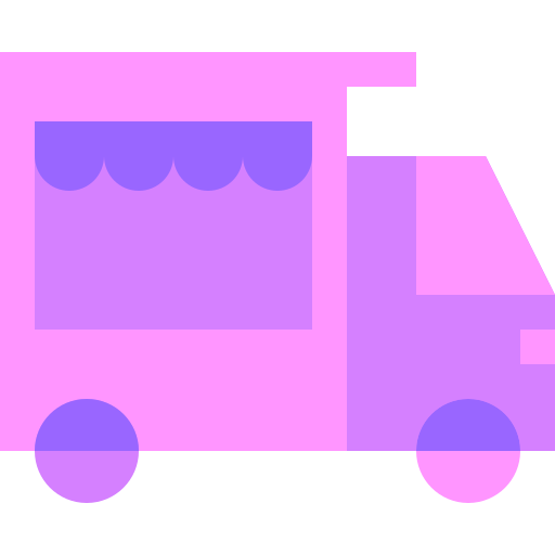 caminhão de comida Basic Sheer Flat Ícone