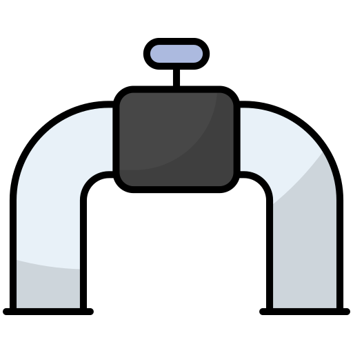 파이프 Generic Outline Color icon