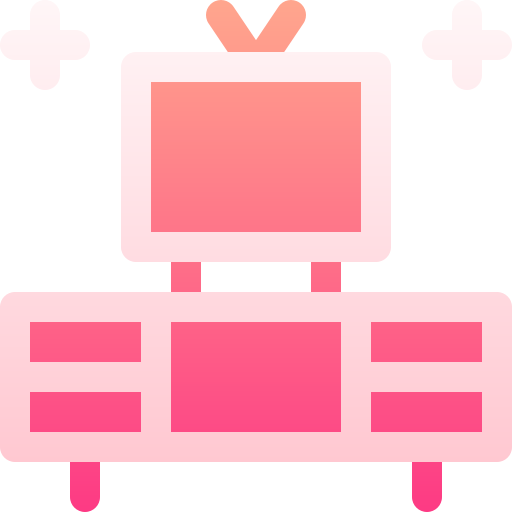mesa de televisión Basic Gradient Gradient icono
