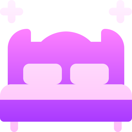 camera da letto Basic Gradient Gradient icona
