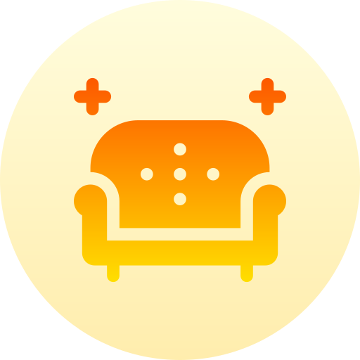 sofá Basic Gradient Circular icono