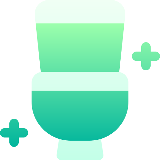 Туалет Basic Gradient Gradient иконка