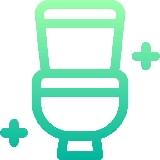 toaleta Basic Gradient Lineal color ikona