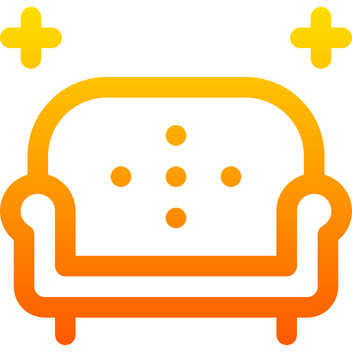 sofa Basic Gradient Lineal color ikona