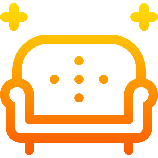 소파 Basic Gradient Lineal color icon