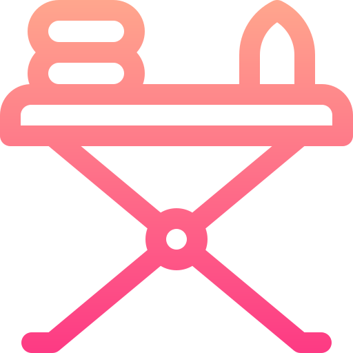 Ironing board Basic Gradient Lineal color icon