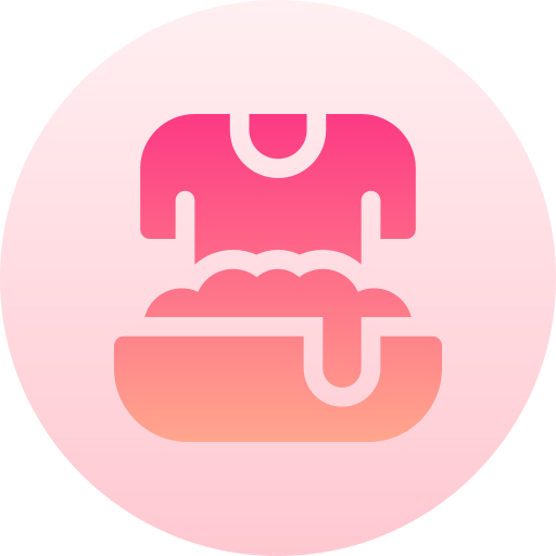 Hand washing Basic Gradient Circular icon