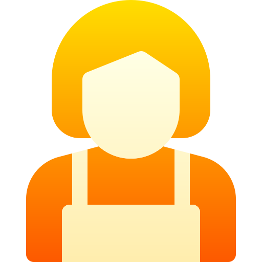 청소 직원 Basic Gradient Gradient icon