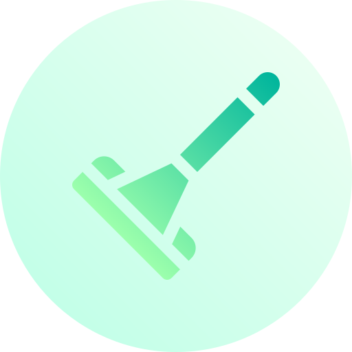 Squeegee Basic Gradient Circular icon