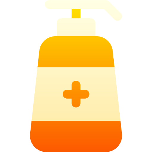 Antibacterial gel Basic Gradient Gradient icon