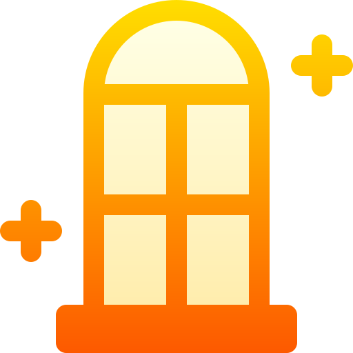 창문 Basic Gradient Gradient icon