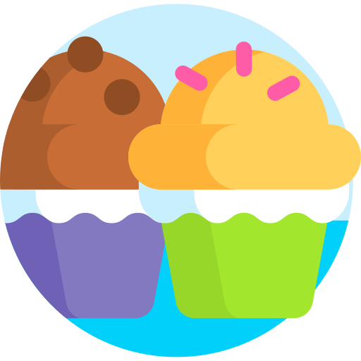 muffin Detailed Flat Circular Flat icoon