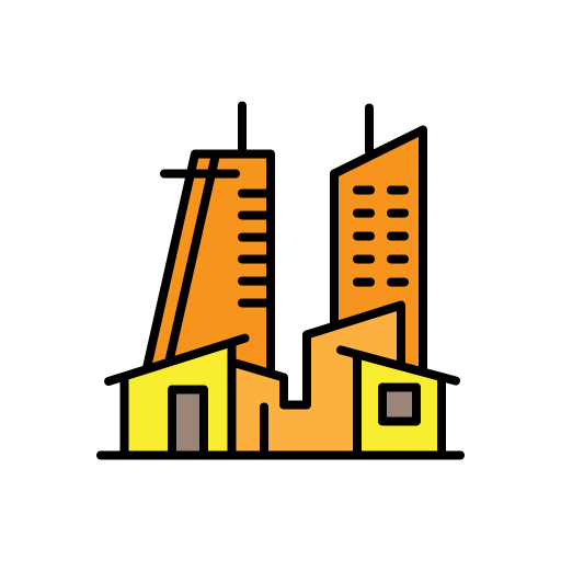 slums Generic Outline Color ikona